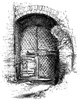 Chepstow Castle Gate Door